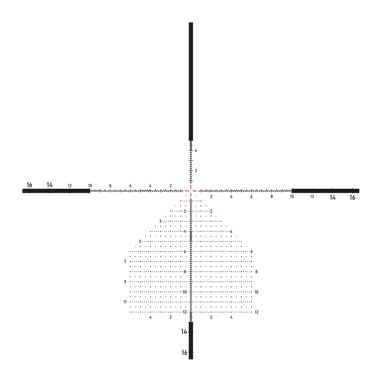 Falcon S40i+ 4-40x58i FFP ED Riflescope MRAD