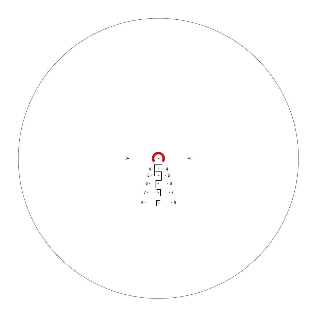 ARKEN OPTICS EP-8 1-8X28 LPVO FFP ILLUMINATED RETICLE