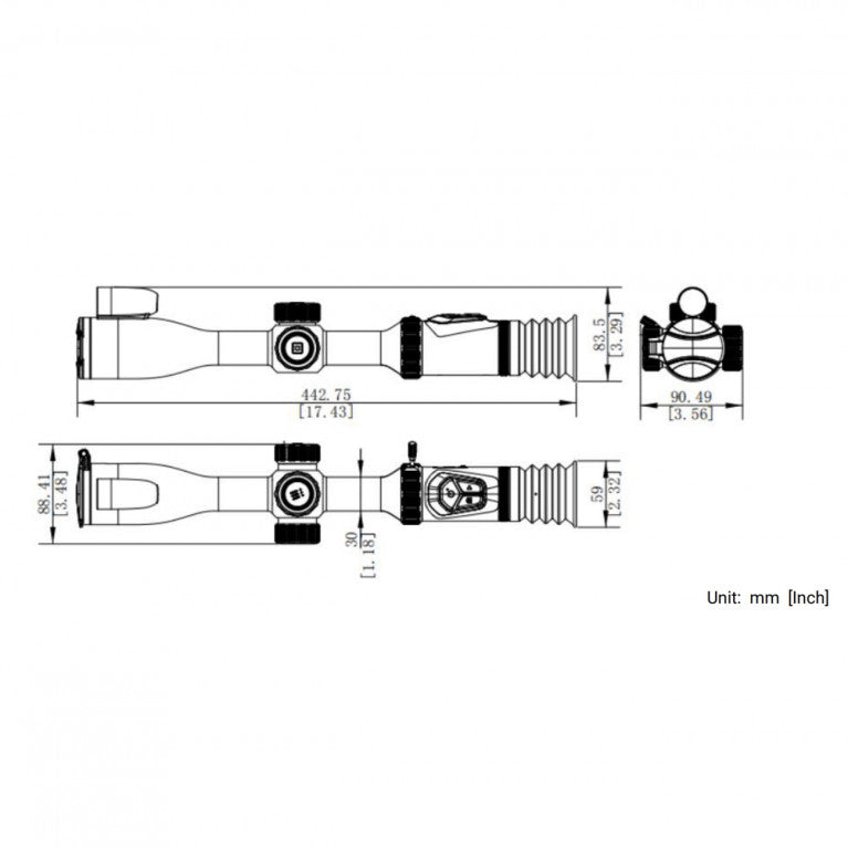 HIKMICRO ALPEX PRO A50PL LRF NIGHT VISION SCOPE