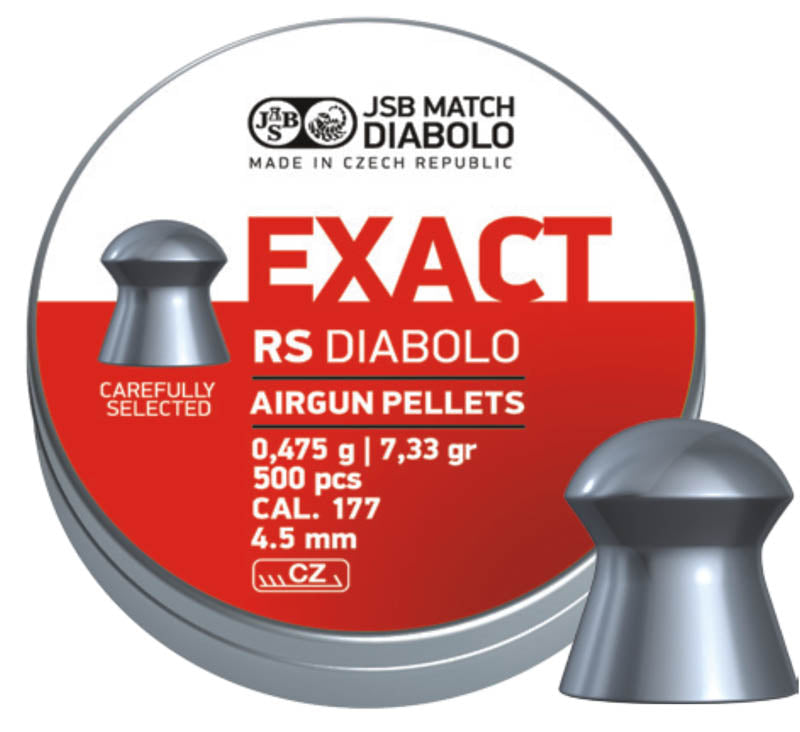 JSB EXACT RS .177 4.52MM 7.33 GRAIN PELLETS