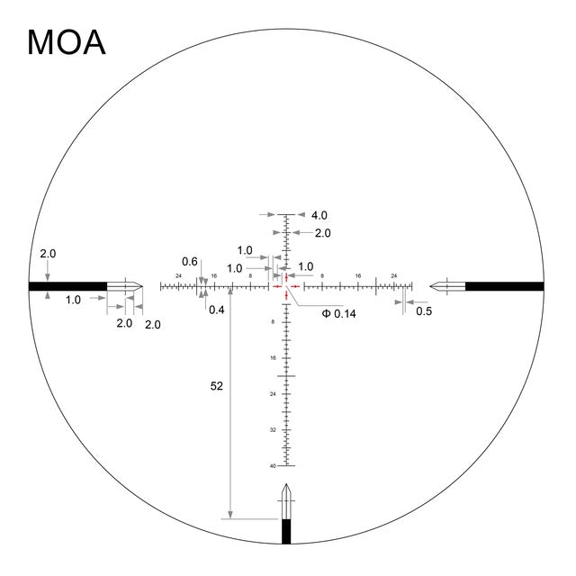 Arken SH-4J MOA reticle detail 2