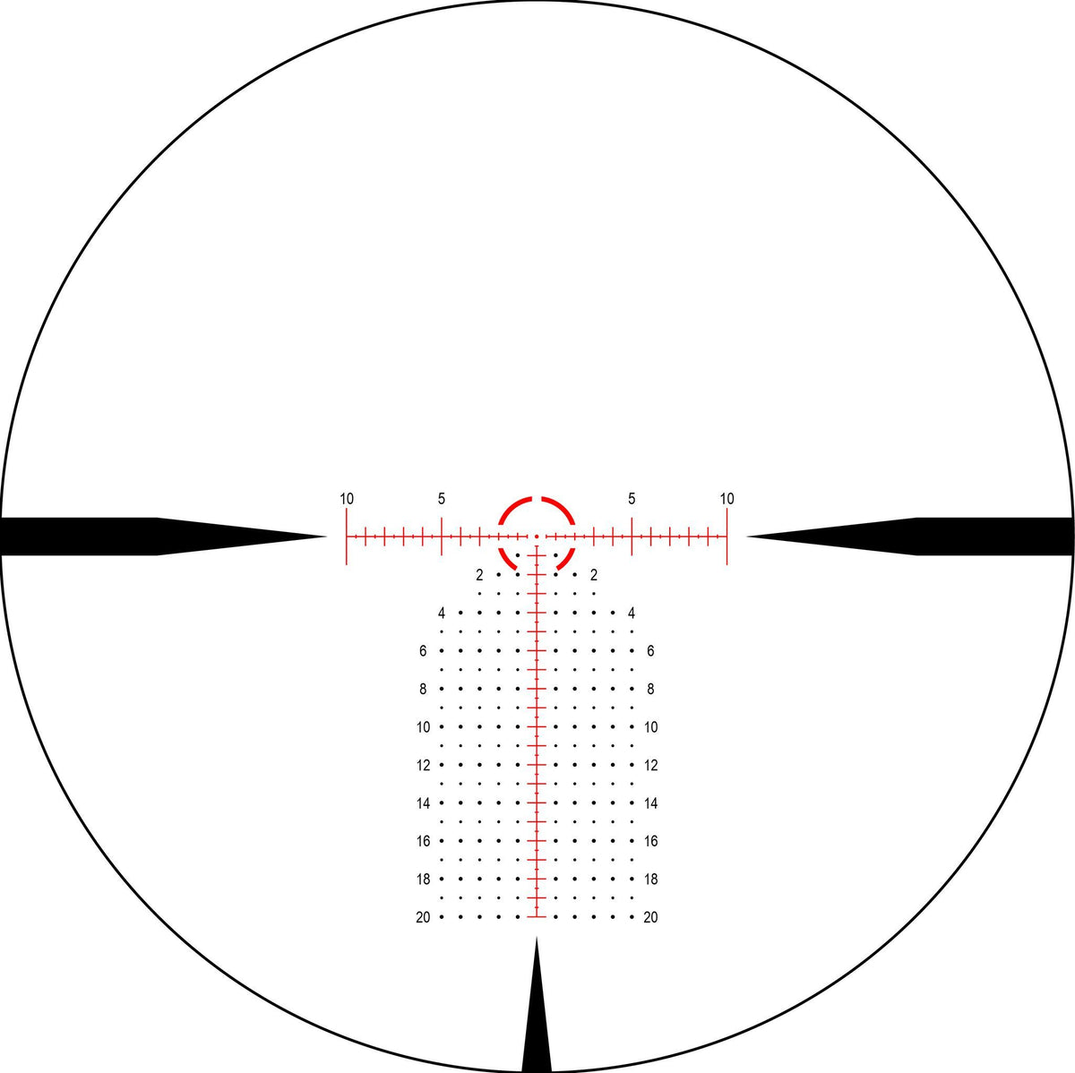 Nightforce FC-MRx (MRAD) reticle