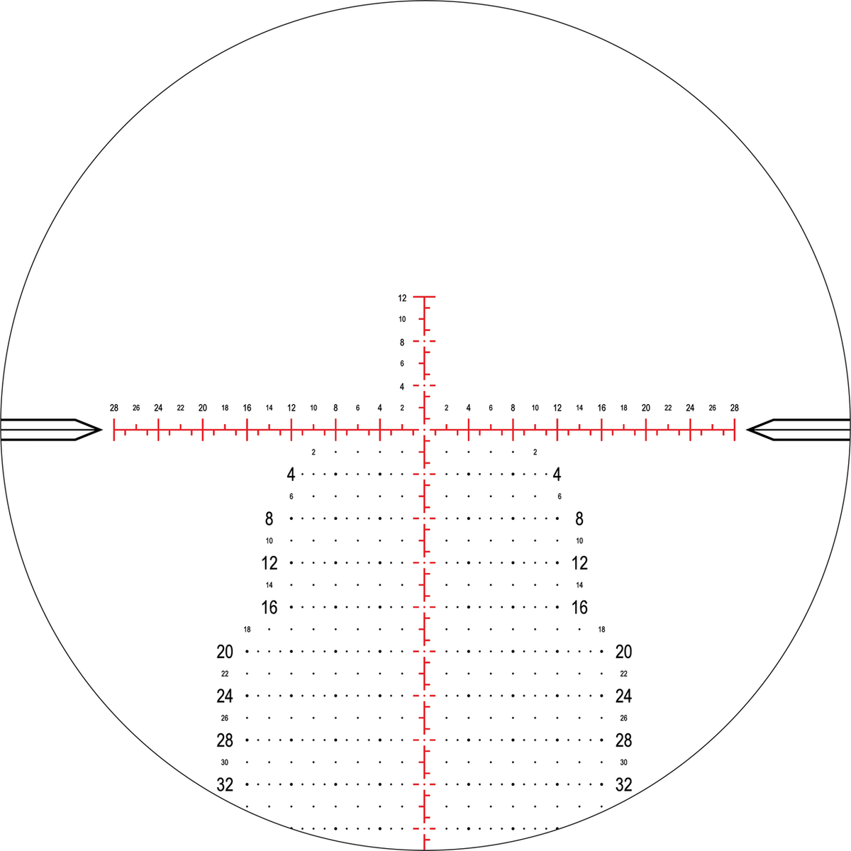 Nightforce MOA-XT reticle