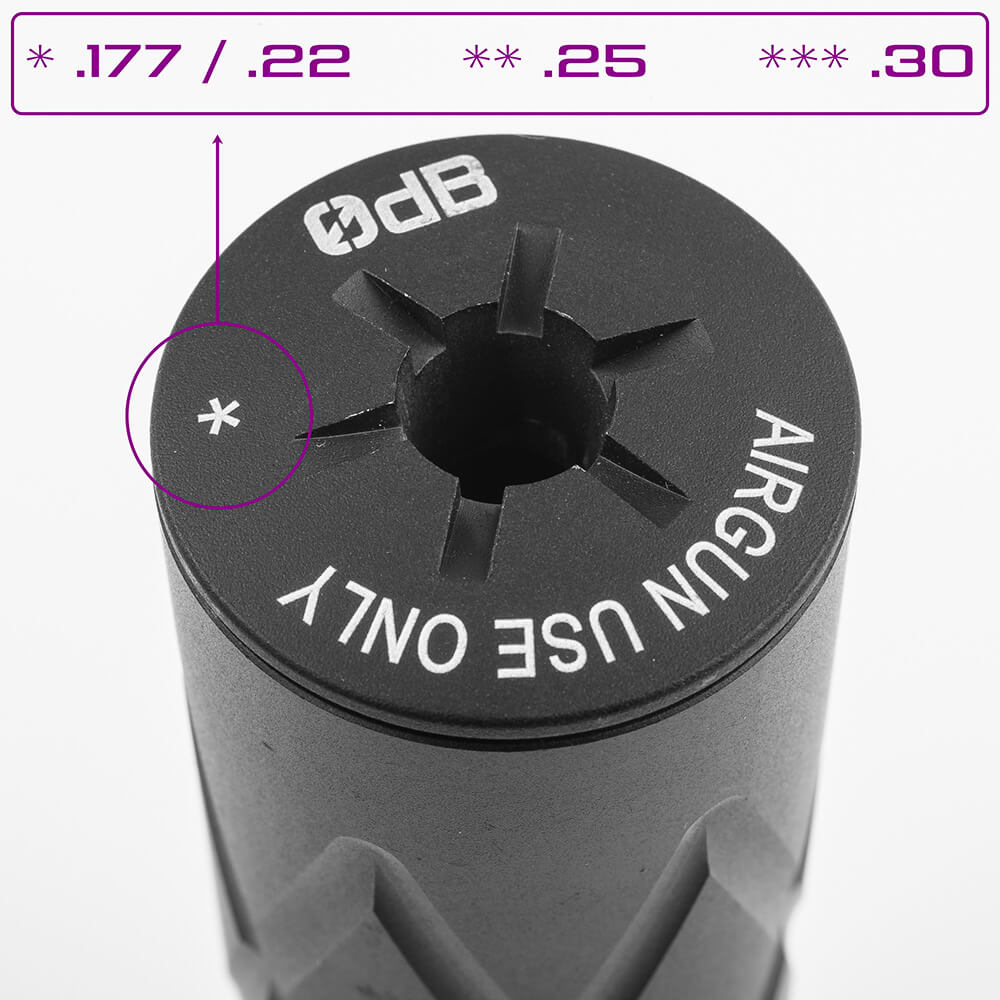 0DB DAYSTATE MODERATOR / SILENCER 160MM LONG