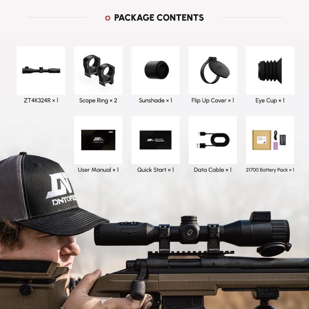 DNT ZULUS 4K – ZT4K324R NIGHT VISION SCOPE