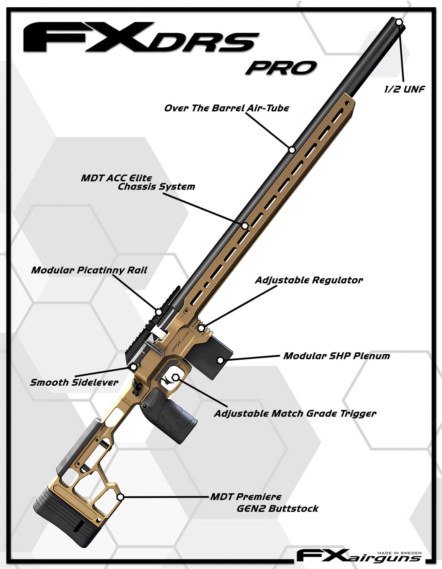 FX DRS PRO MDT 700MM FAC