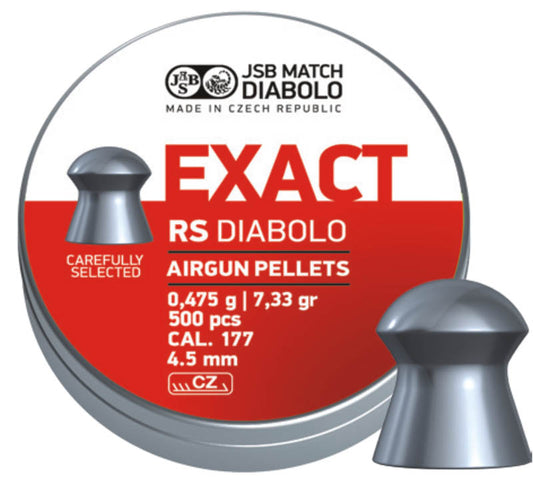 JSB EXACT RS .177 4.52MM 7.33GR PELLETS