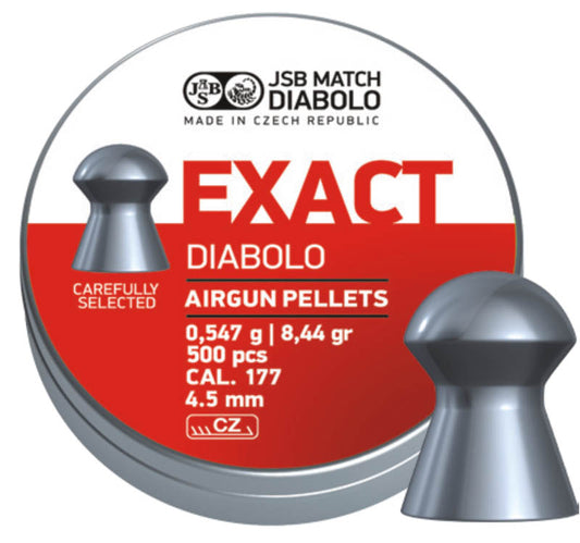 JSB EXACT .177 4.52MM 8.44 GRAIN PELLETS