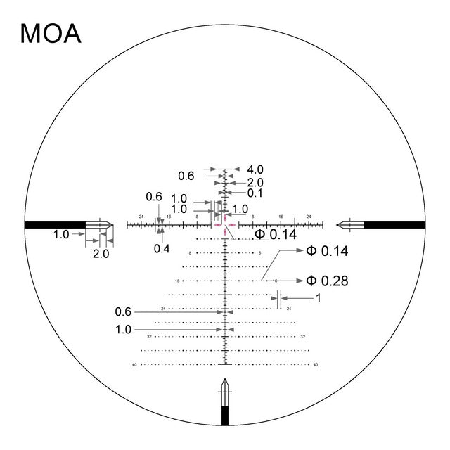 Arken SH-4 Gen 2 MOA VPR reticle detail 2
