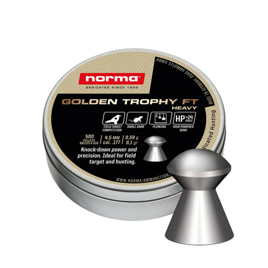 NORMA GOLDEN TROPHY FT HEAVY .177 9.1 GRAIN