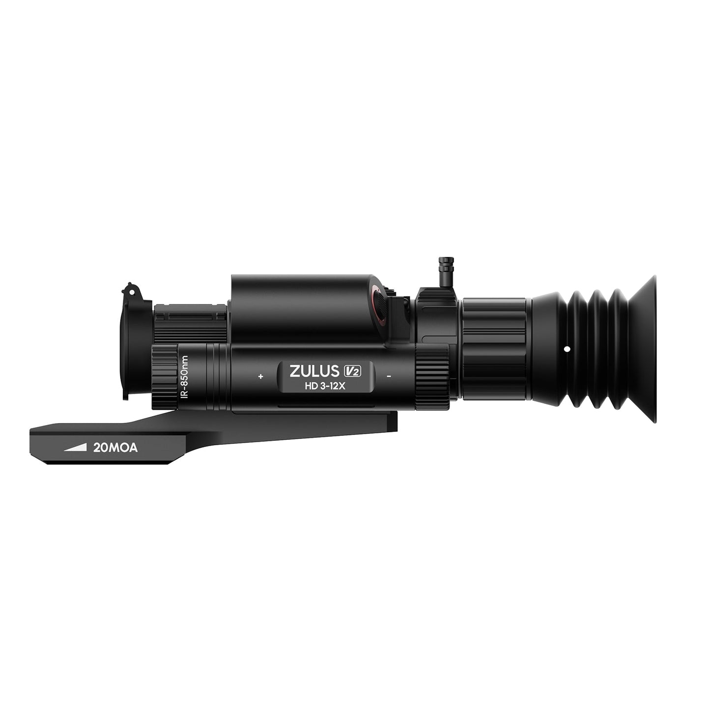 DNT Zulus HD V2 ZHD312R-V2 night vision scope with PM20L mount