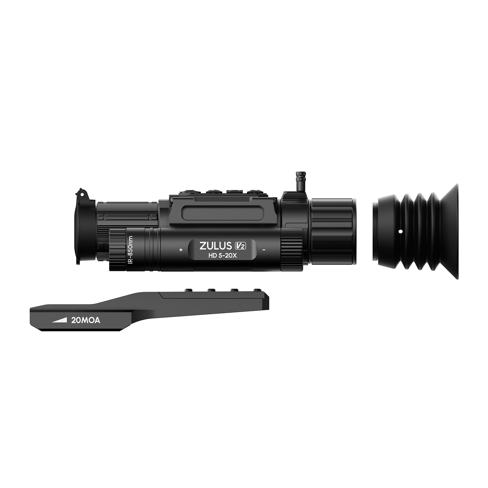 DNT Zulus HD V2 ZHD520-V2 with mount view 2