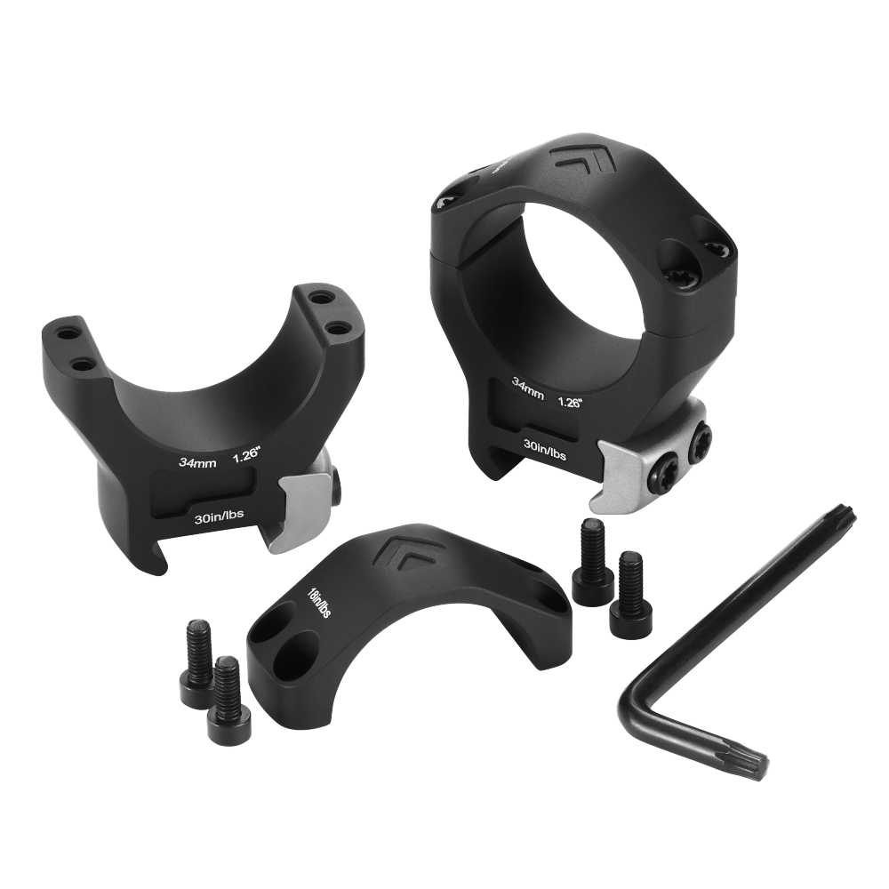 Arken Halo Ti titanium scope rings view 2