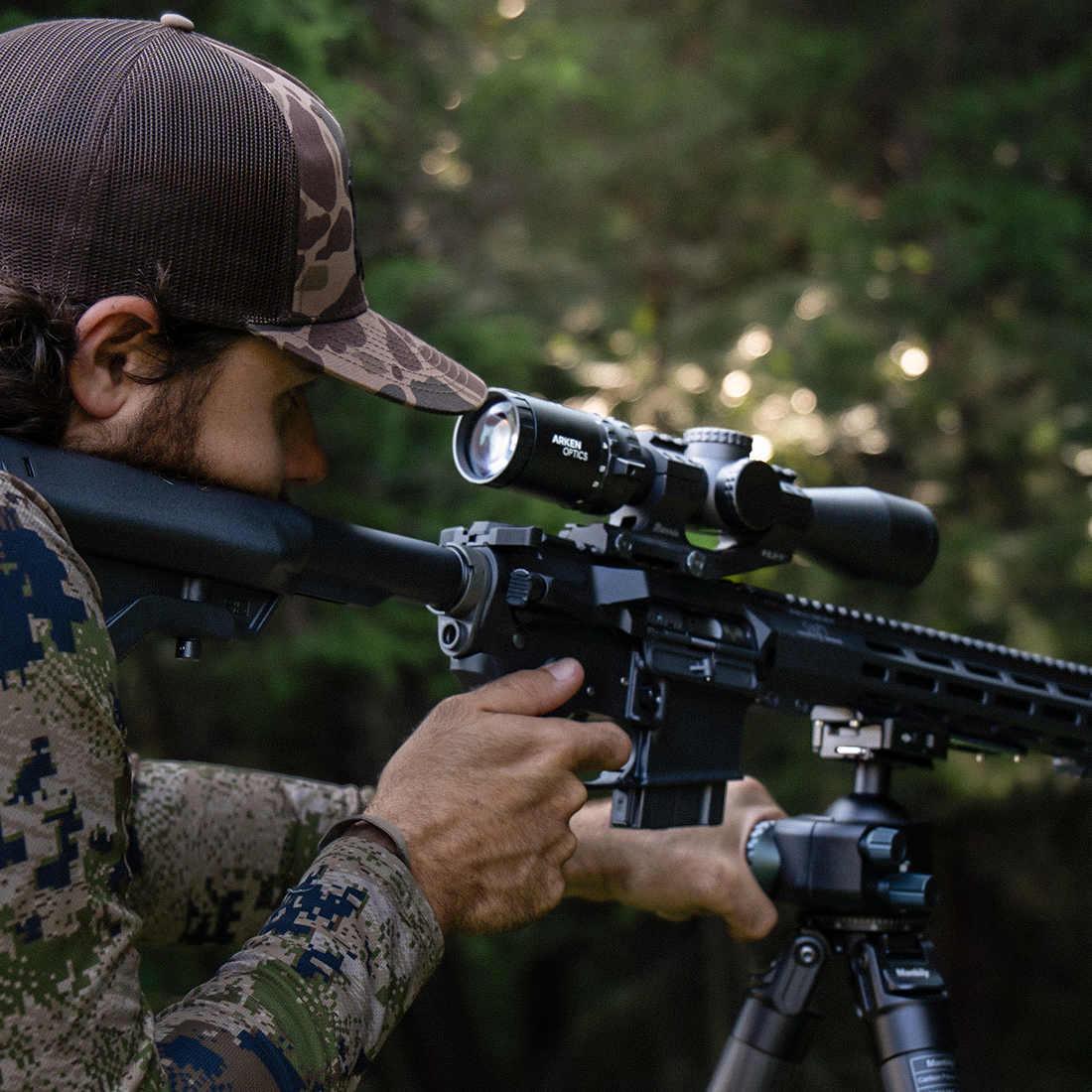 Arken Outrider 2-12x42 SFP rifle scope view 2