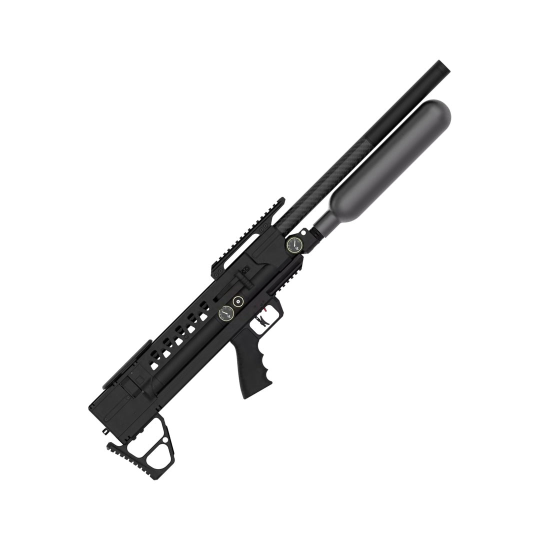 EPIC ONE CFB bullpup air rifle, right side at 45 degrees