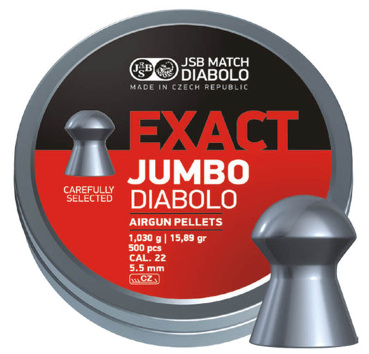 JSB JUMBO EXACT 5.52MM 15.89 GRAIN PELLETS