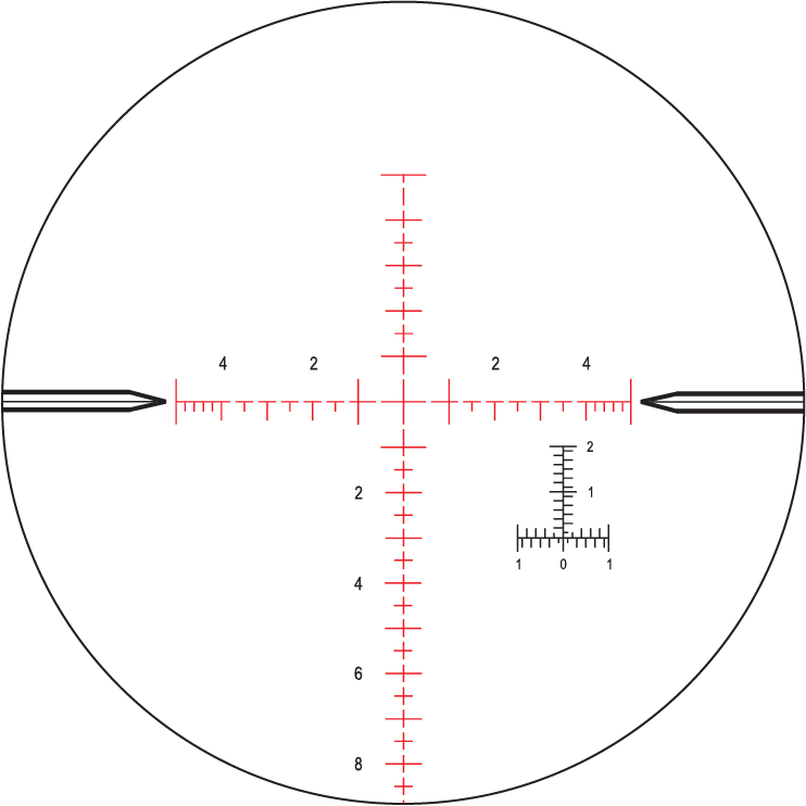 Nightforce MIL-R reticle