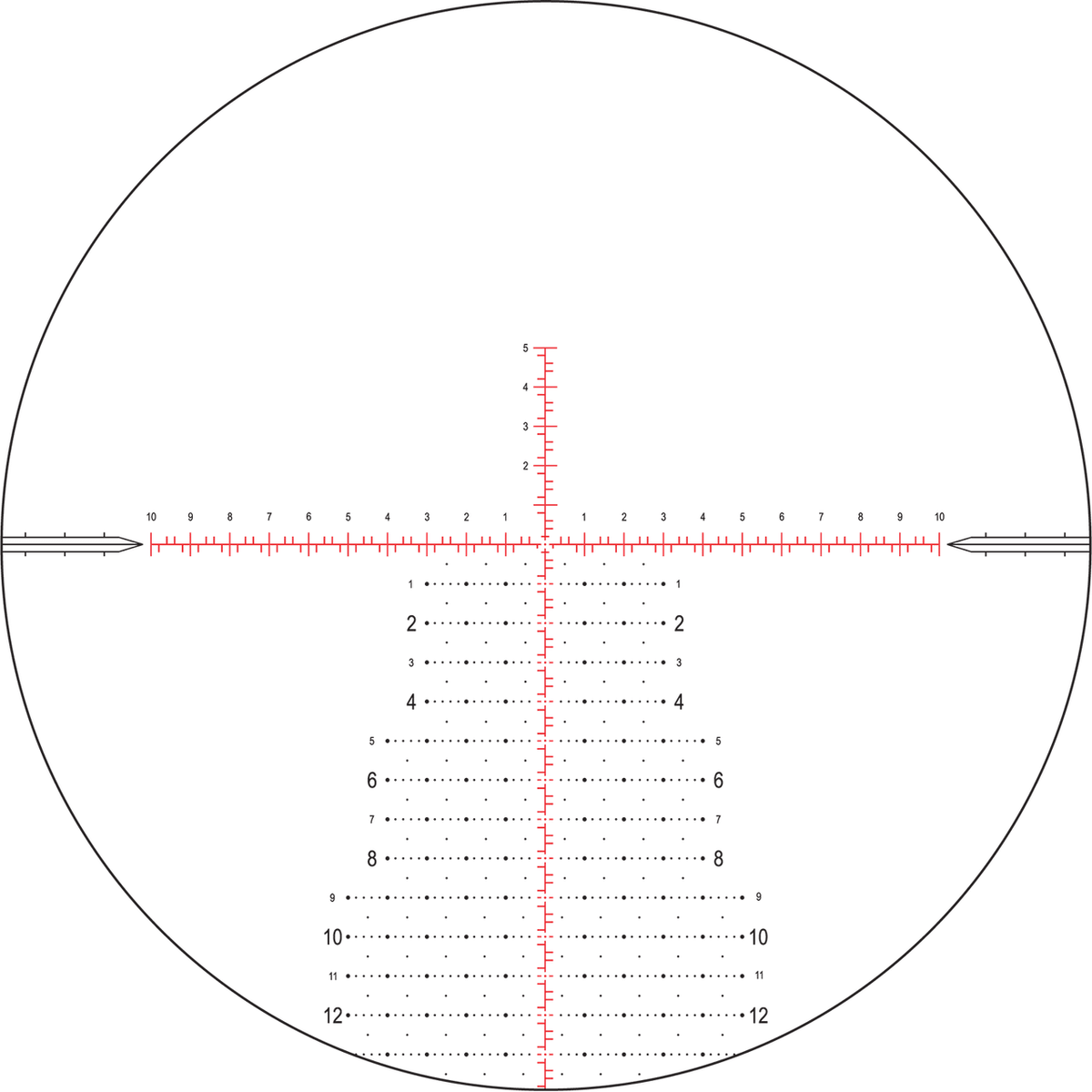 Nightforce MIL-XT reticle