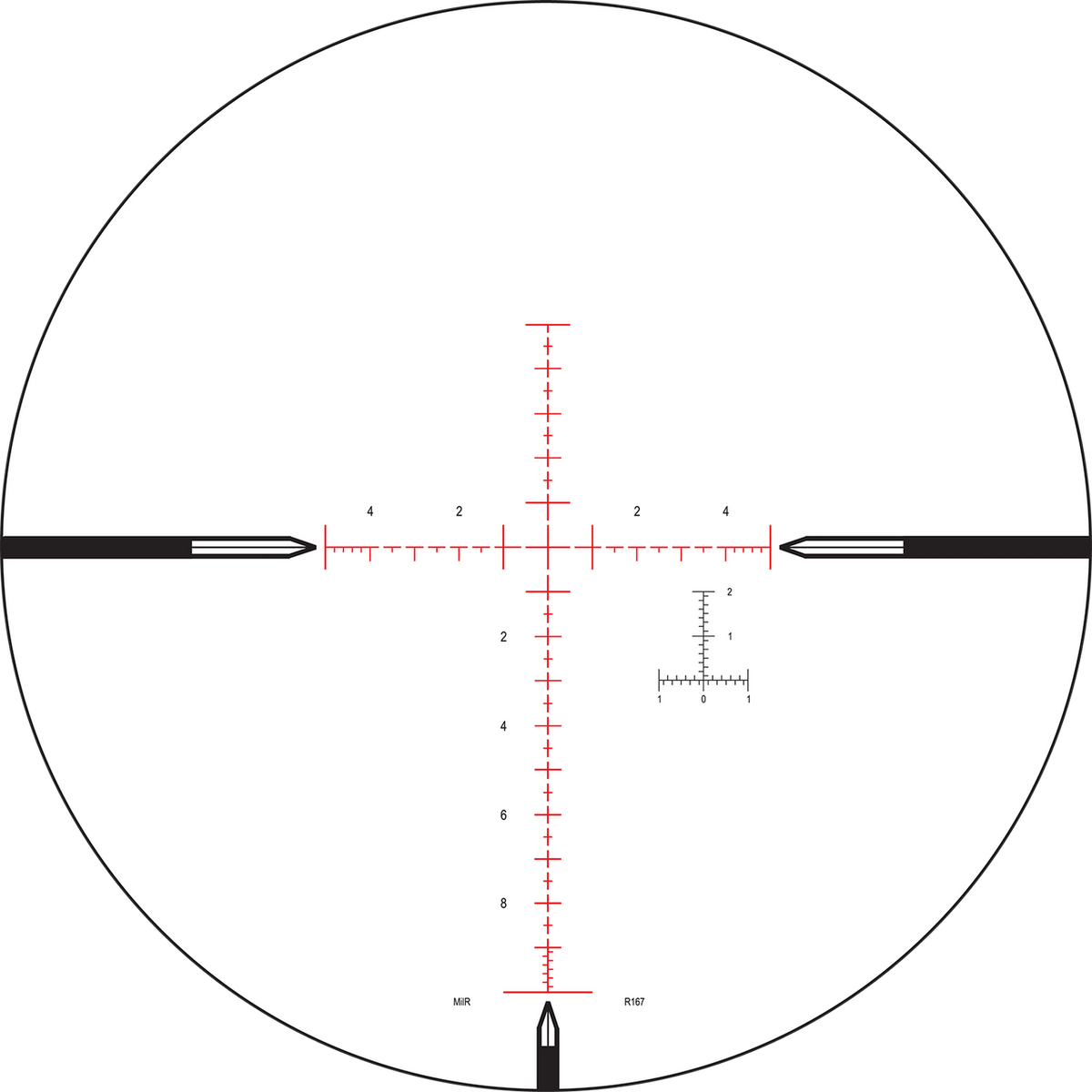 Nightforce MIL-R reticle