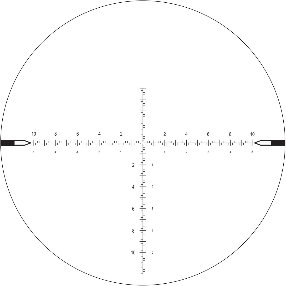 Nightforce Mil-CF2D reticle