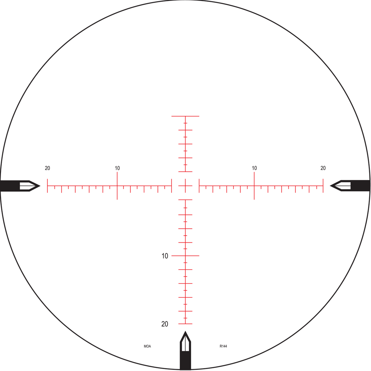 Nightforce MOAR reticle