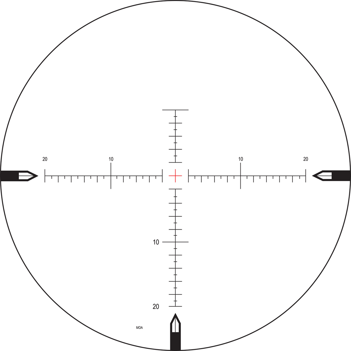 Nightforce MOAR-T reticle