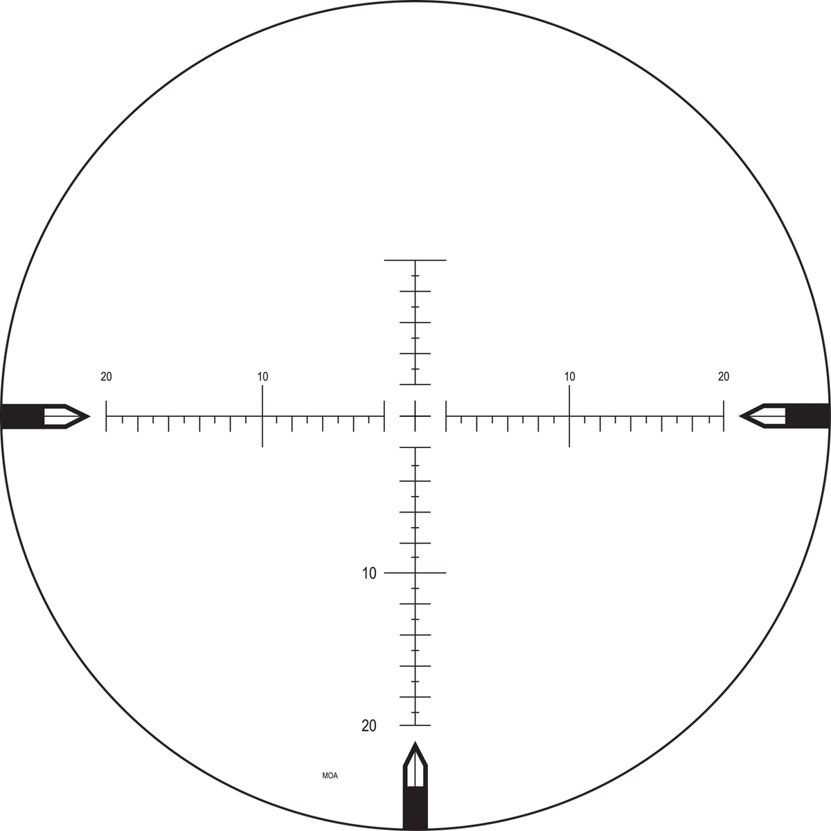 Nightforce MOAR reticle