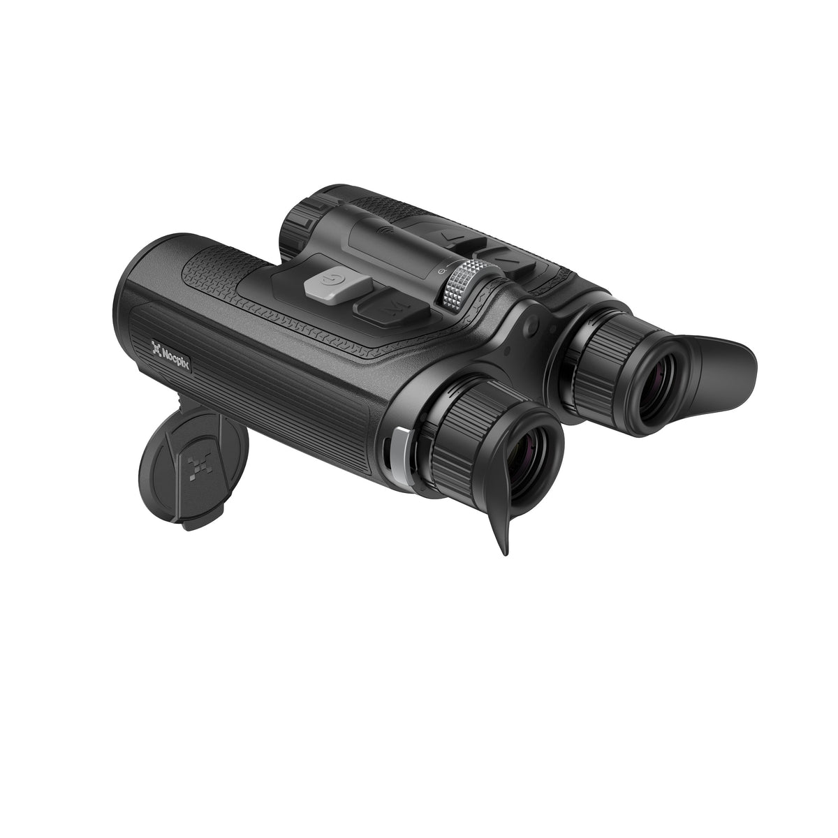NOCPIX Omni H35R – three-quarter angle, lens caps open
