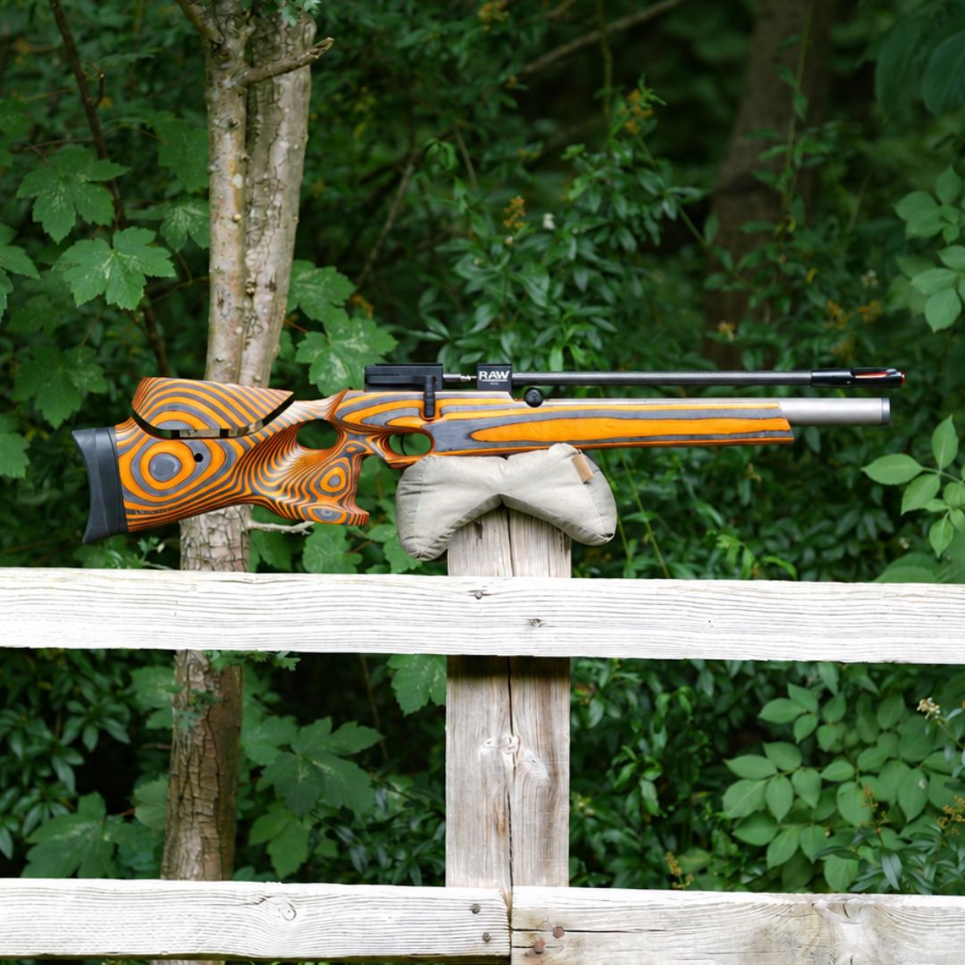 RAW TM1000 THUMBHOLE ORANGE .177