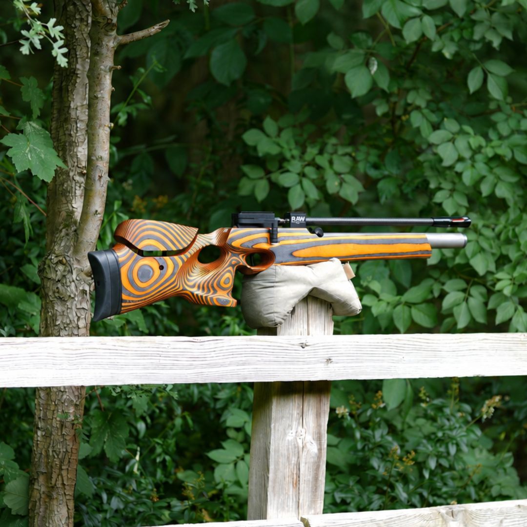 RAW TM1000 THUMBHOLE ORANGE .177