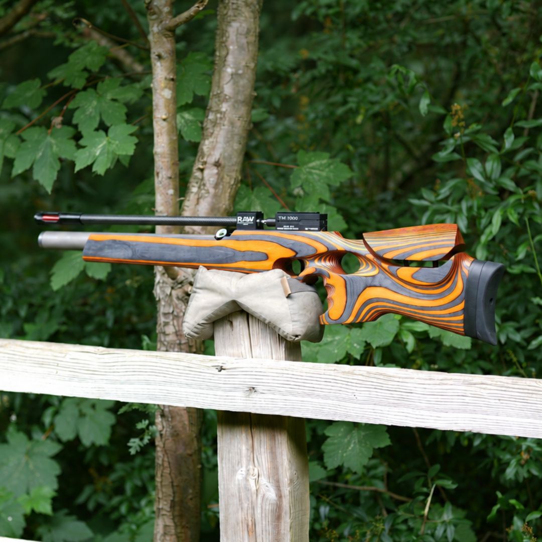 RAW TM1000 THUMBHOLE ORANGE .177