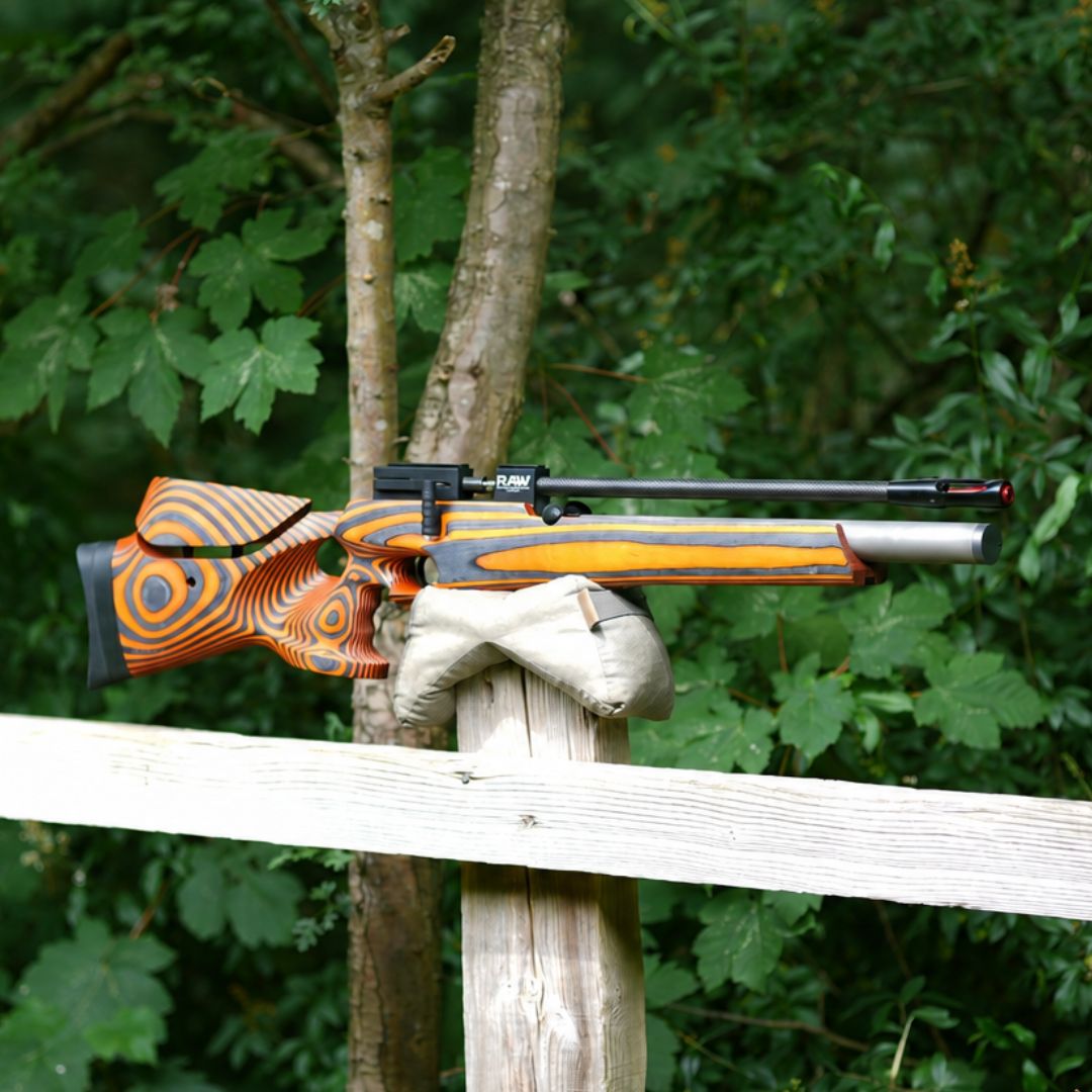 RAW TM1000 THUMBHOLE ORANGE .177