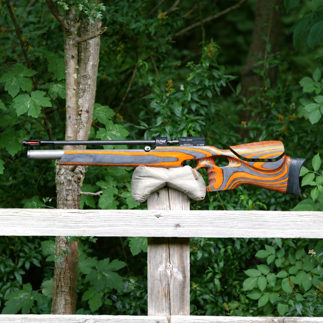 RAW TM1000 THUMBHOLE ORANGE .177