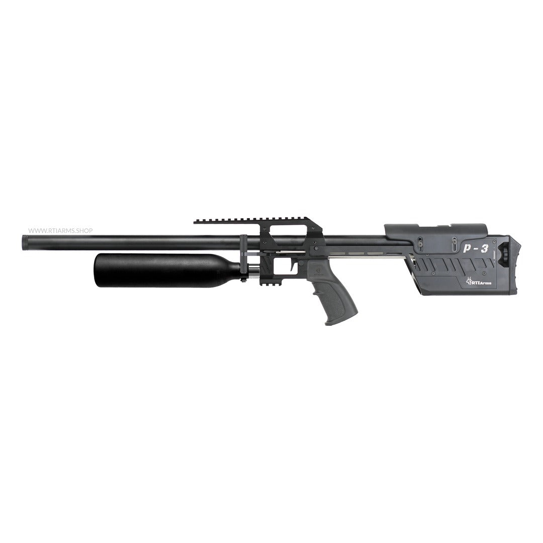 RTI P3 PCP air rifle, left side